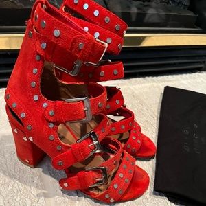 Laurence Dacade Suede Heeled Sandals